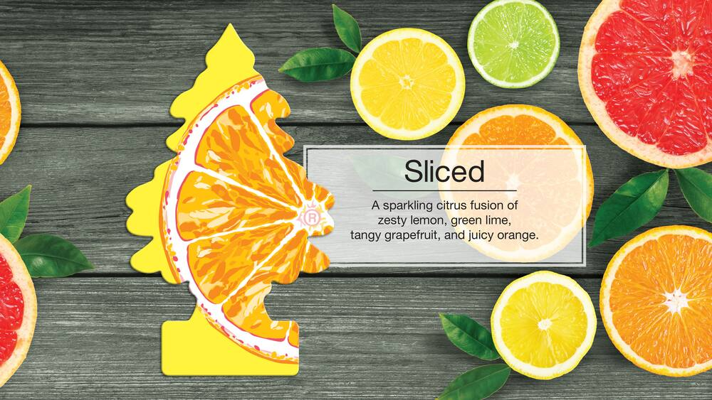 Little Trees Sliced Hanging Air Freshener, 3-pk