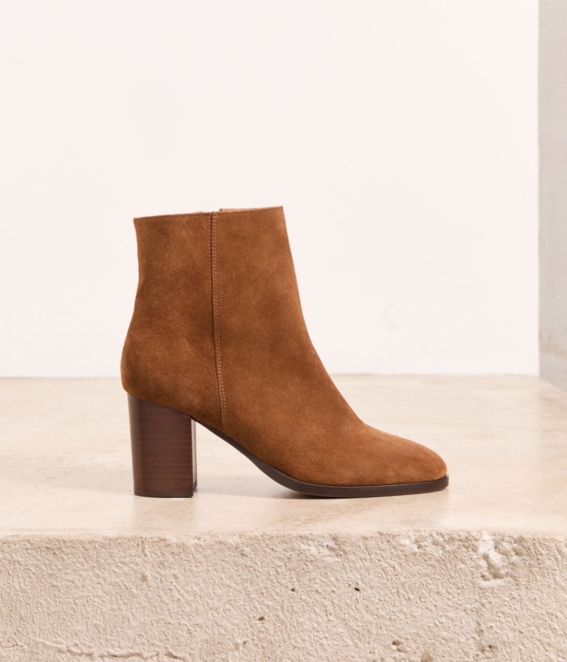 Boots velours camel Ali