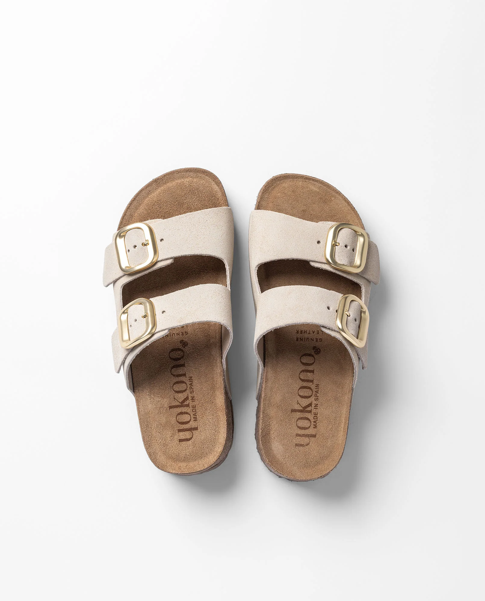 Sandalia de plataforma WIWI-003 beige