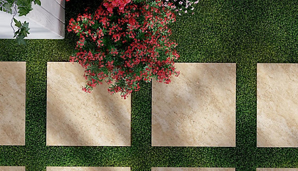 59x59 Lot 2 Dalles ép. 20mm Atakama Beige R11 - Allocarrelage