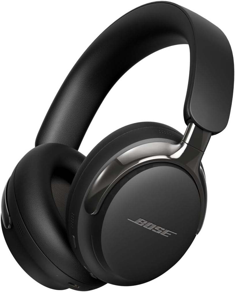 Bose QuietComfort Ultra Bluetooth Headphones (2nd Gen)  Wireless Headphones with Spatial Audio  Over Ear Noise Cancelling with Mic  Up to 30 Hours of Play time  Black