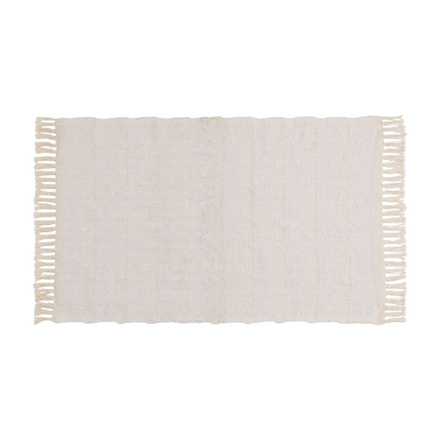 TAPETE 80 CM X 50 CM ALGODOEIRO