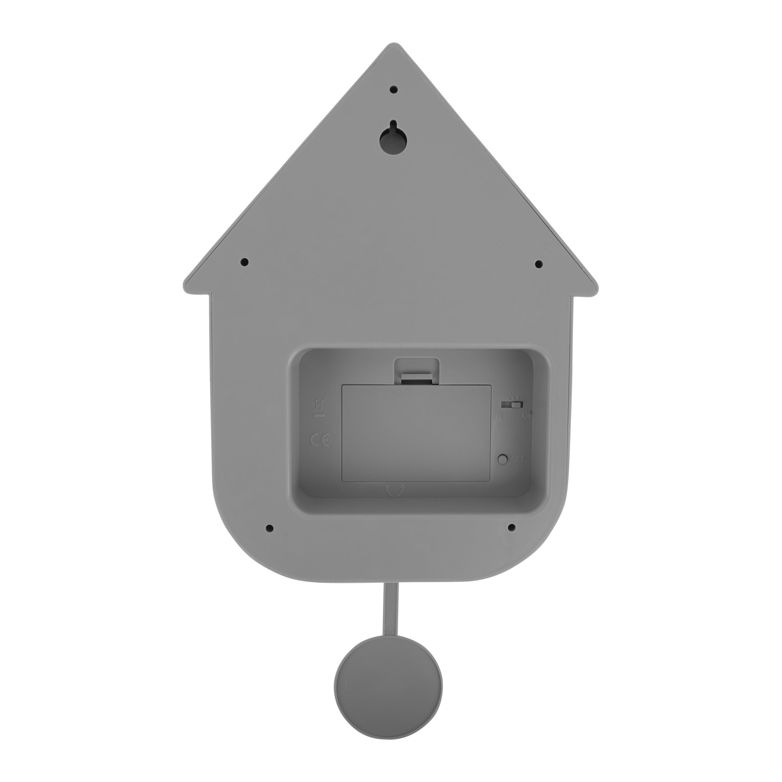 Karlsson Modern Cuckoo Wandklok - Grijs