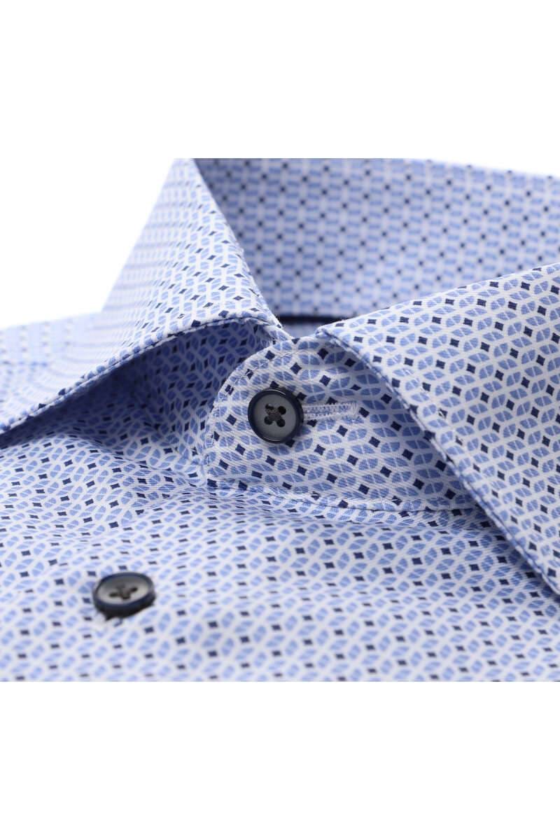 ETERNA Comfort Fit Hemd mittelblau, Bedruckt