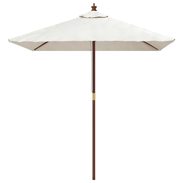 Parasol de jardin avec mât en bois Helloshop26