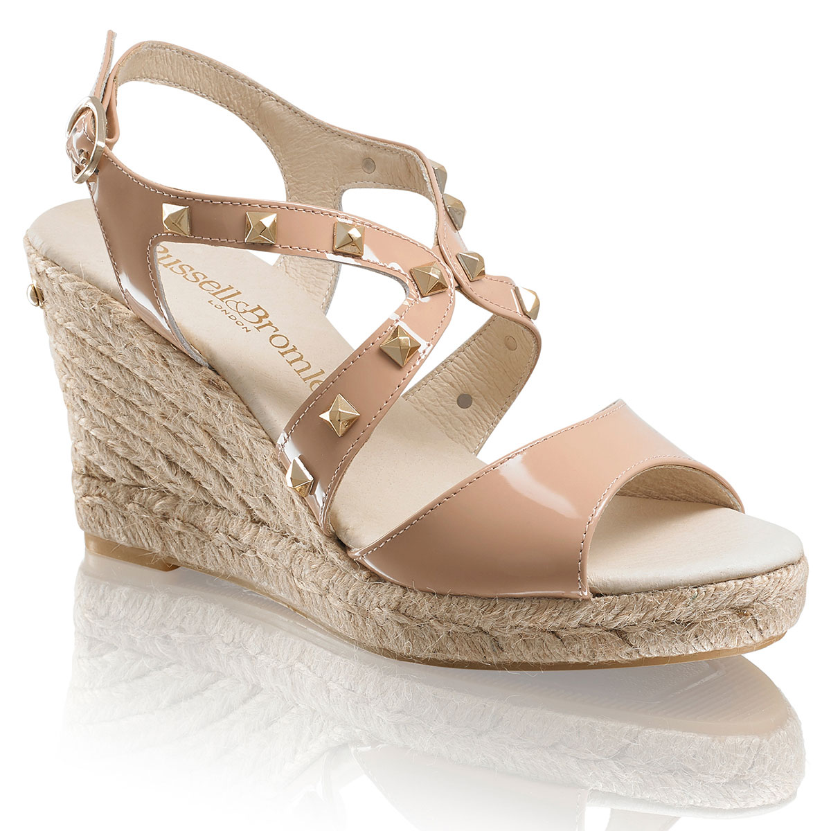 Russell & Bromley HEADCANDY Stud Crossover Espadrille