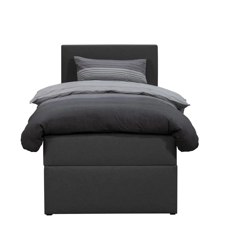 Boxcombinatie met opbergruimte Orebro 4-delig - antraciet - 90x200 cm