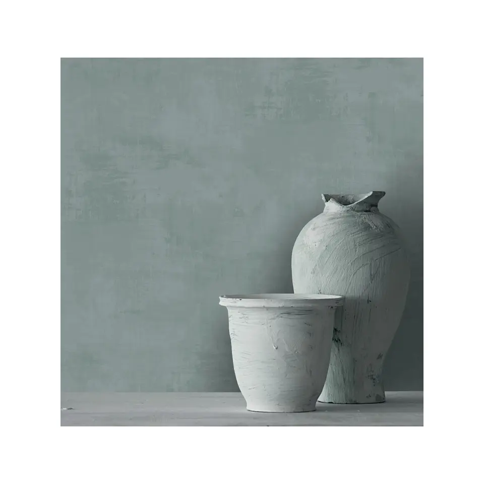 Dutch Wallcoverings - Kalk uni blauw - 0,53x10,05m