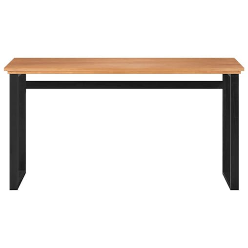 NNEVL Desk 120x45x75 cm Solid Wood Teak