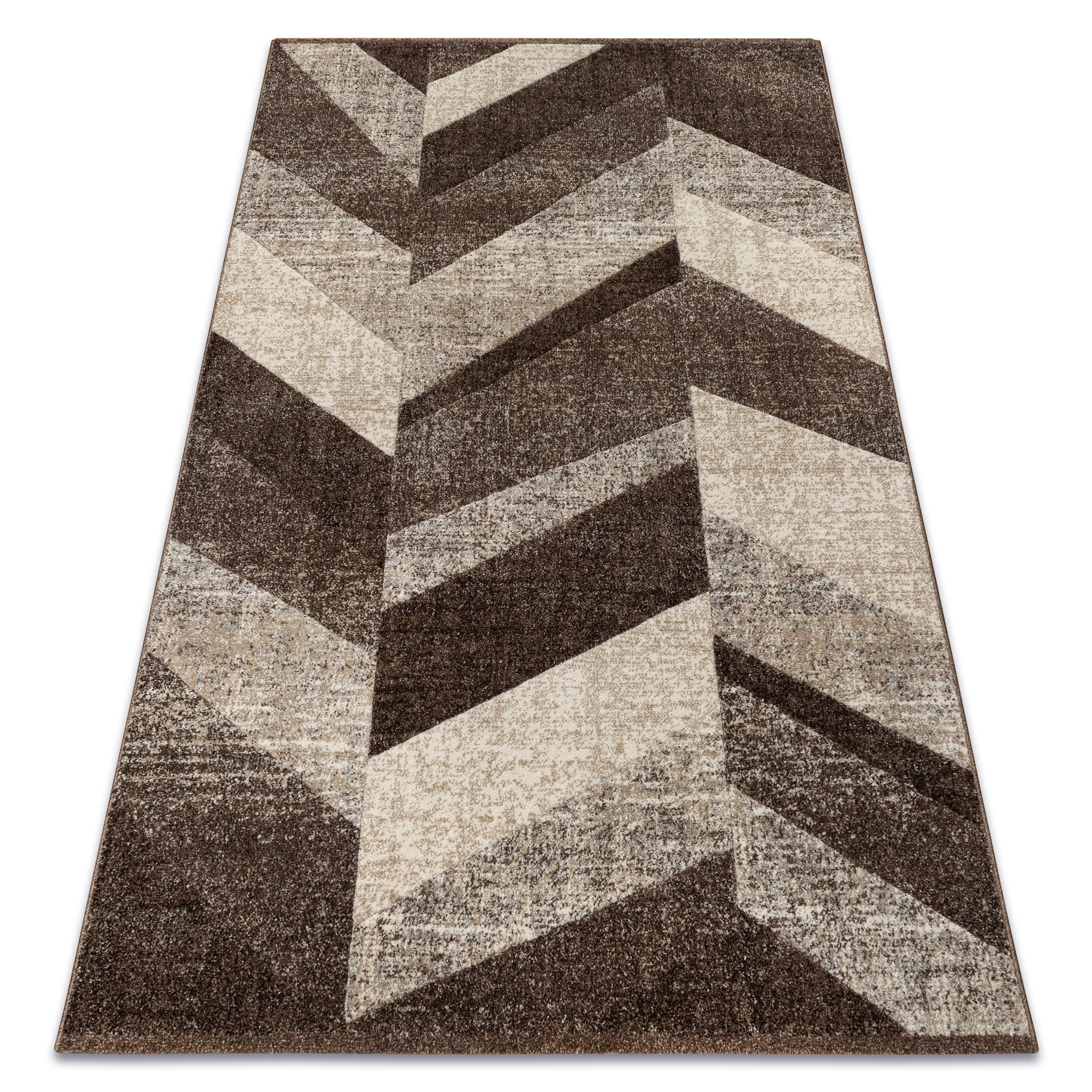 Dywan FEEL 5673/15044 JODEŁKA c.brąz / beż / krem / szary 80x150 cm