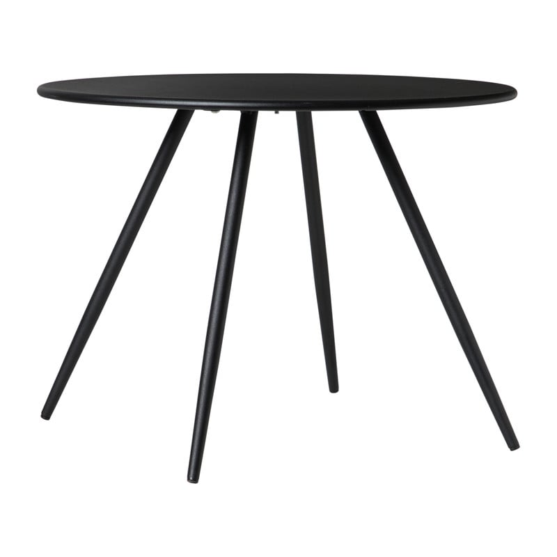 Bijzettafel Manolo klein - zwart - &Oslash;55x40 cm