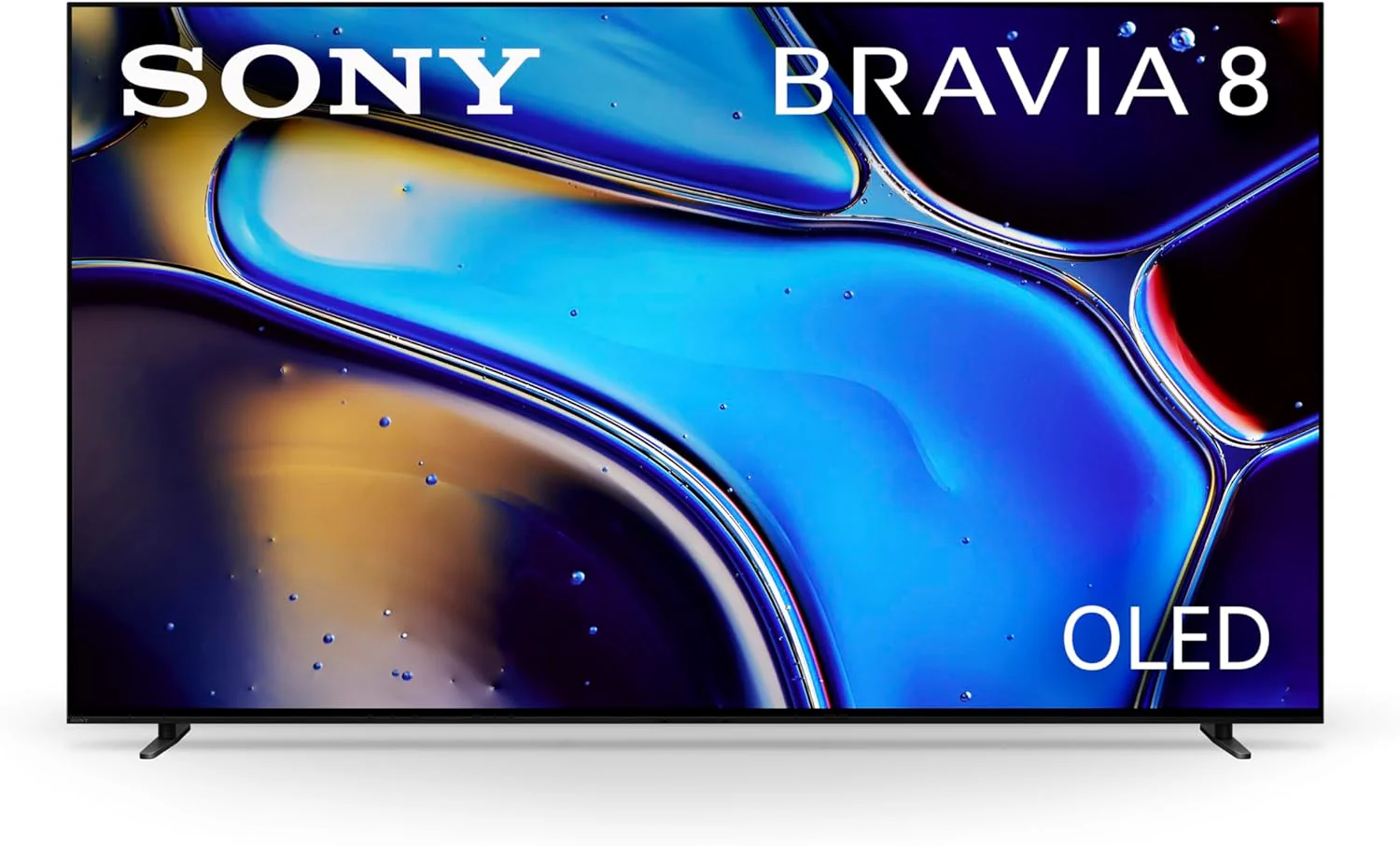SONY 77Inch BRAVIA8 LED OLED, Google TV, 4HDMI & 2USB, LAN, HDR, 120Hz, Voice Search
