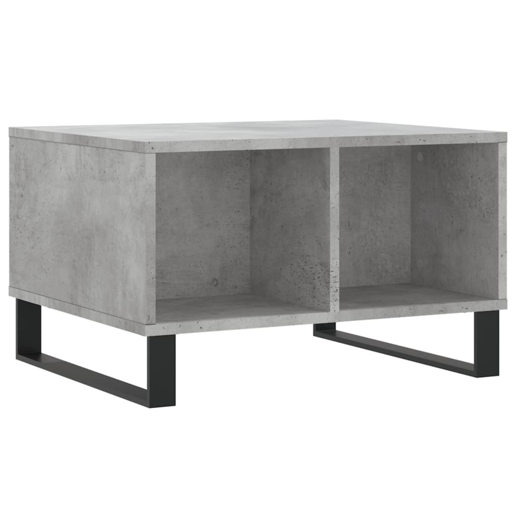 Stolik Kawowy Ława Stół Szary 60x50x36.5 Przegrody Do Salonu Do Pokoju