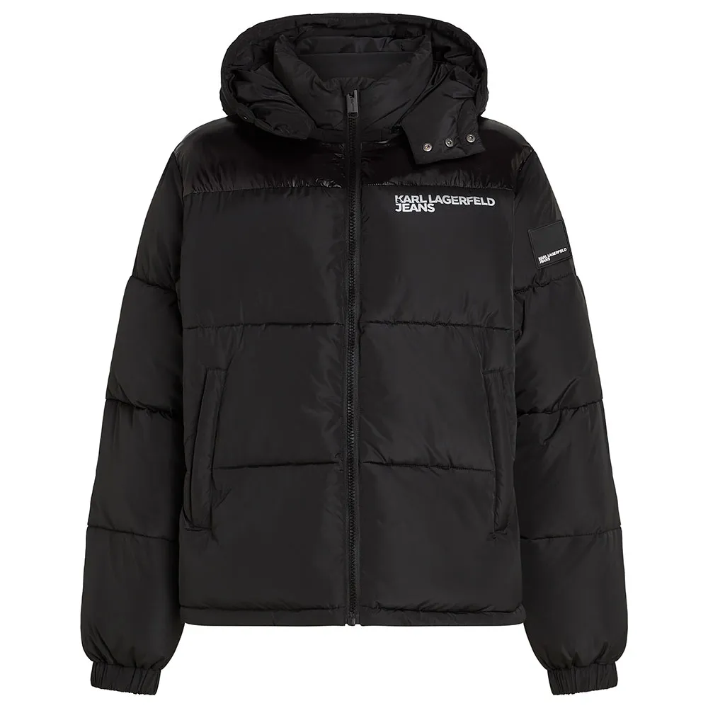 Karl Lagerfeld Jeans Logo padded jacket