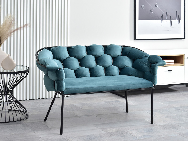 Sofa Pilo Morski Welur, Podstawa Czarny