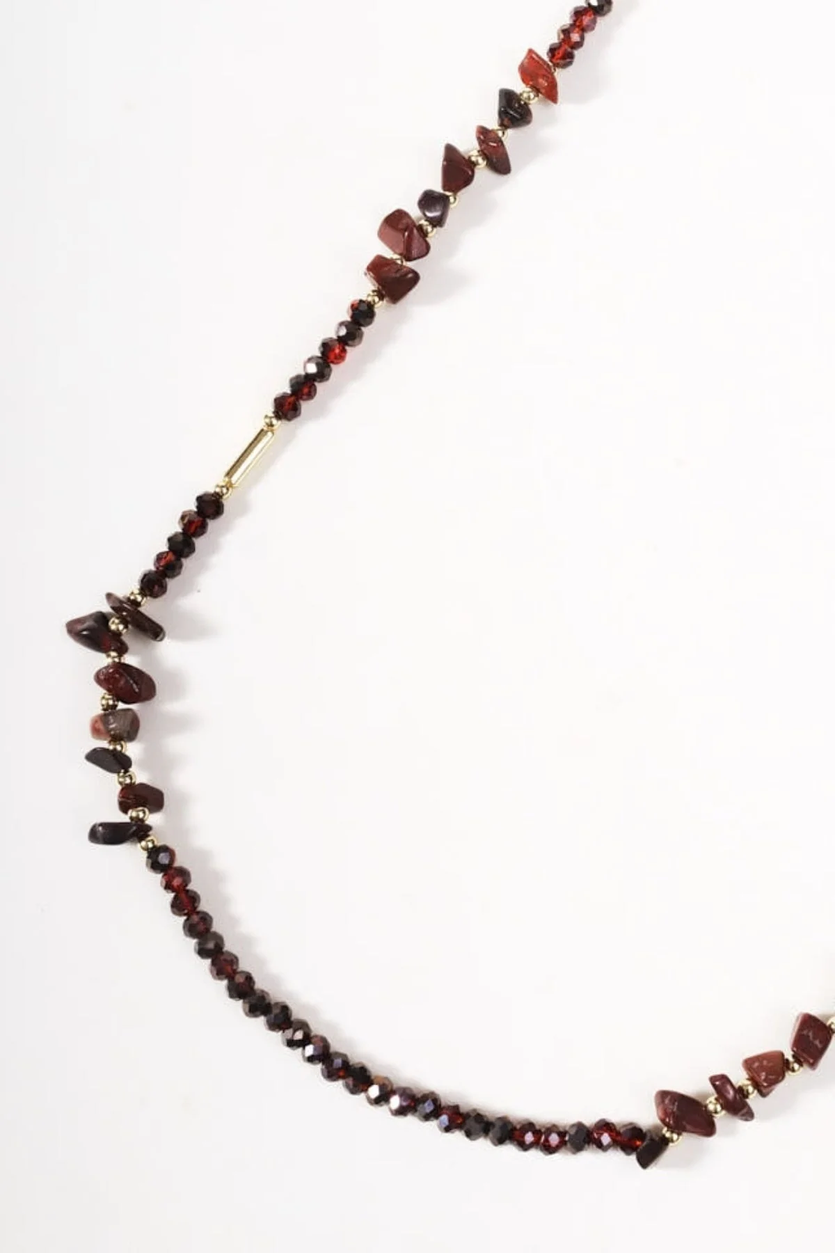 Brown Multi Bead Necklace