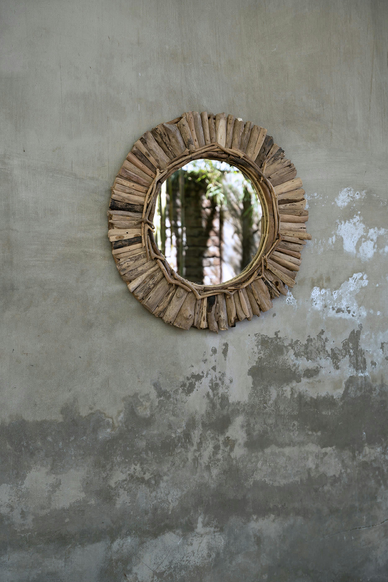 DRIFTWOOD - Miroir en bois naturel D60