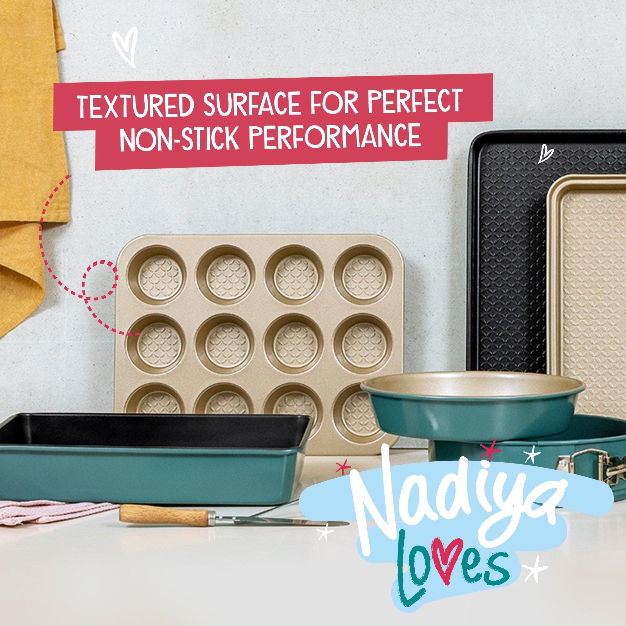 Prestige Nadiya Hussain by Prestige 0.8mm Non Stick Bakeware Set, 4pce