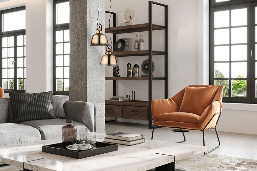 Lampa wisząca Amalfi Goldszklana złota
