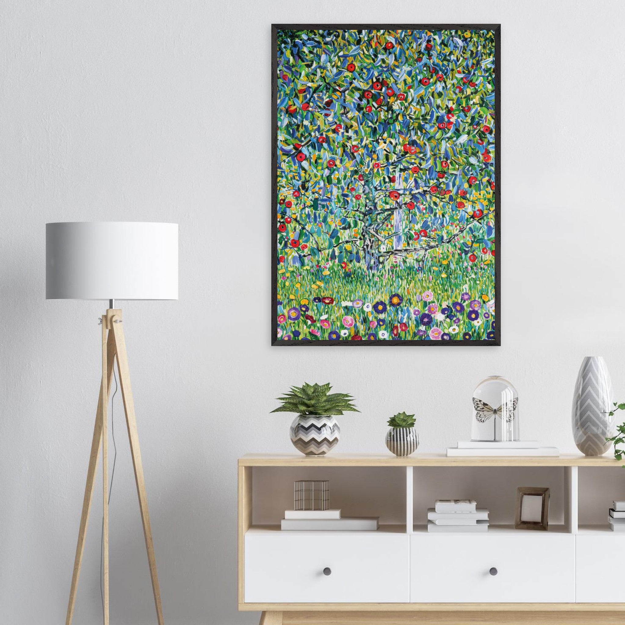 Artfulprints Poster Gustav Klimt - Apple tree  - 70x100 cm - Groen