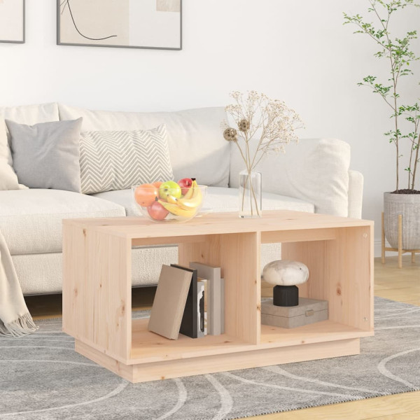 Stolik Kawowy Ława Stół Drewniany 80x50x40 Półka Do Salonu Do Pokoju