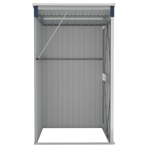 NNEVL Wall-mounted Garden Shed Anthracite 118x100x178 cm Steel