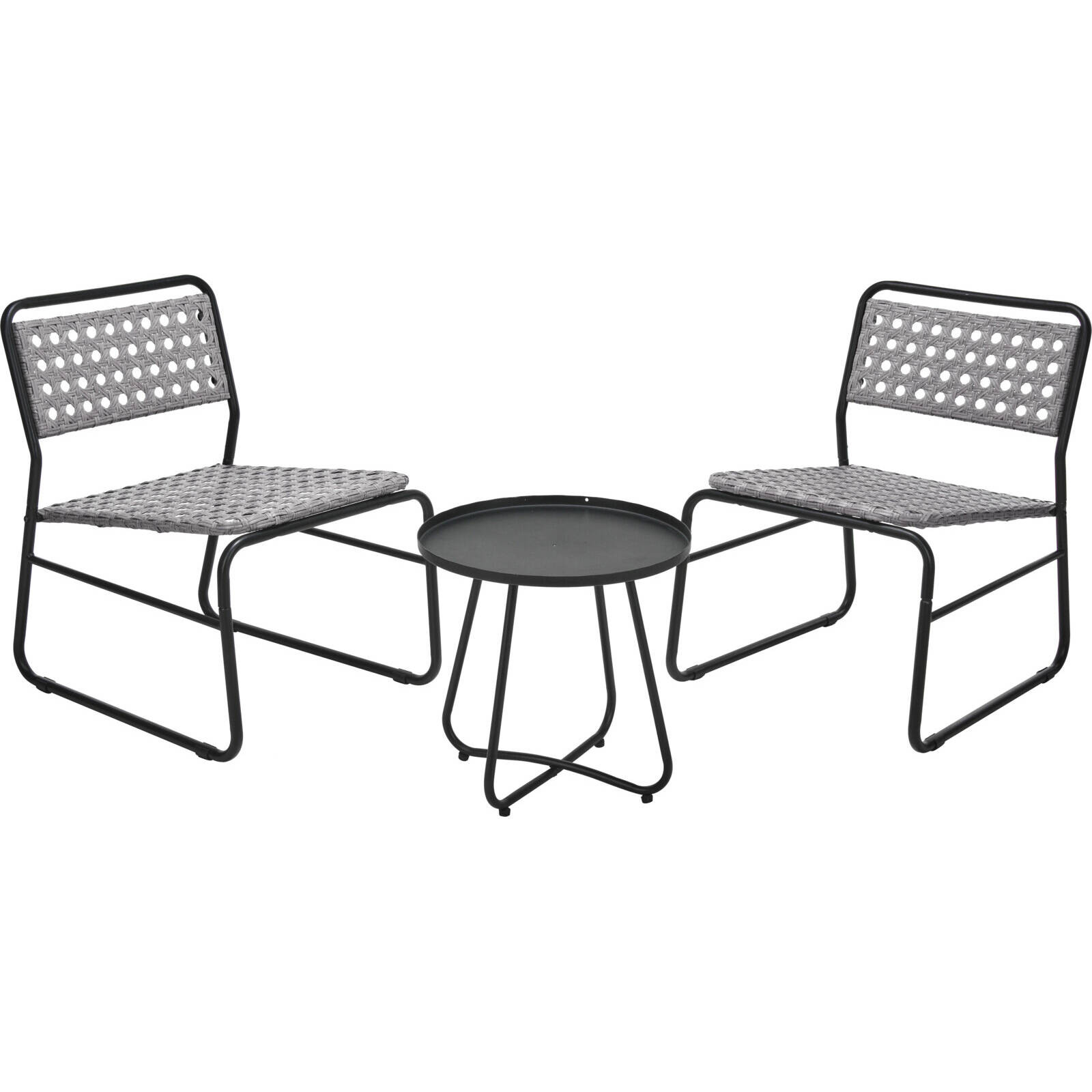 Zestaw metalowych mebli ogrodowych, RATTAN