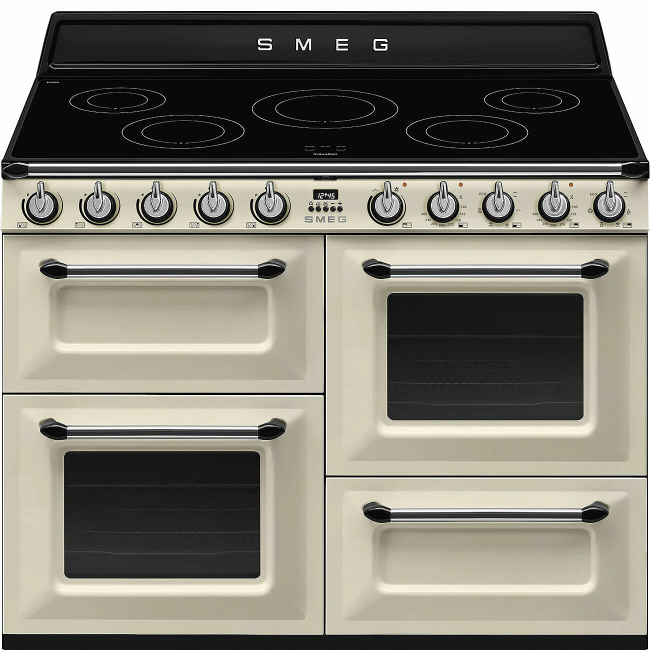 110cm Victoria Electric Range Cooker Black