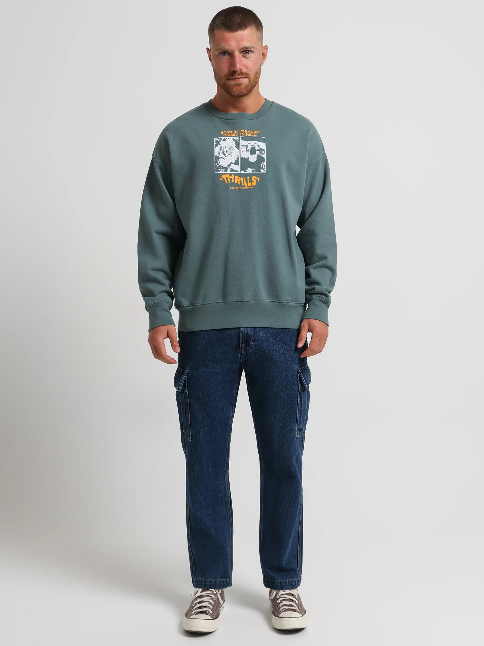 Petal Vision Slouch Crew