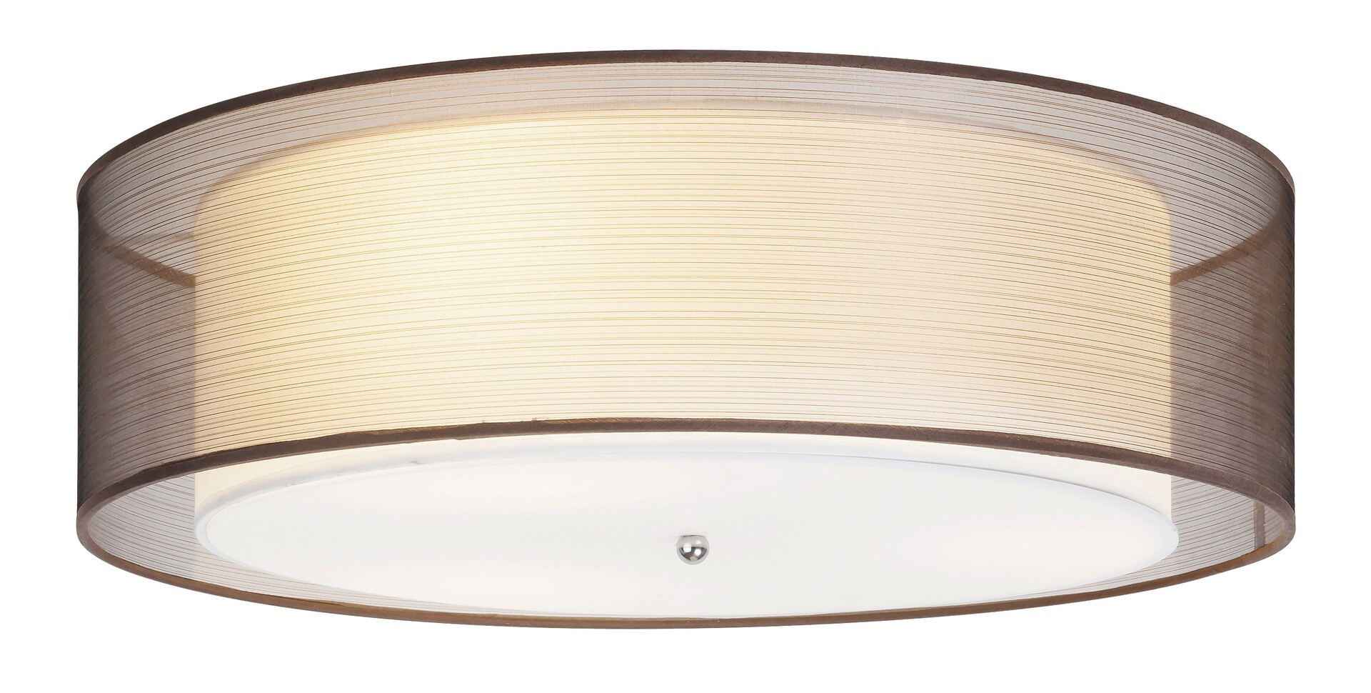 Plafonchromowany brązowy okrągły 49,5cm Anastasia 3xE14x25W IP20 Rabalux