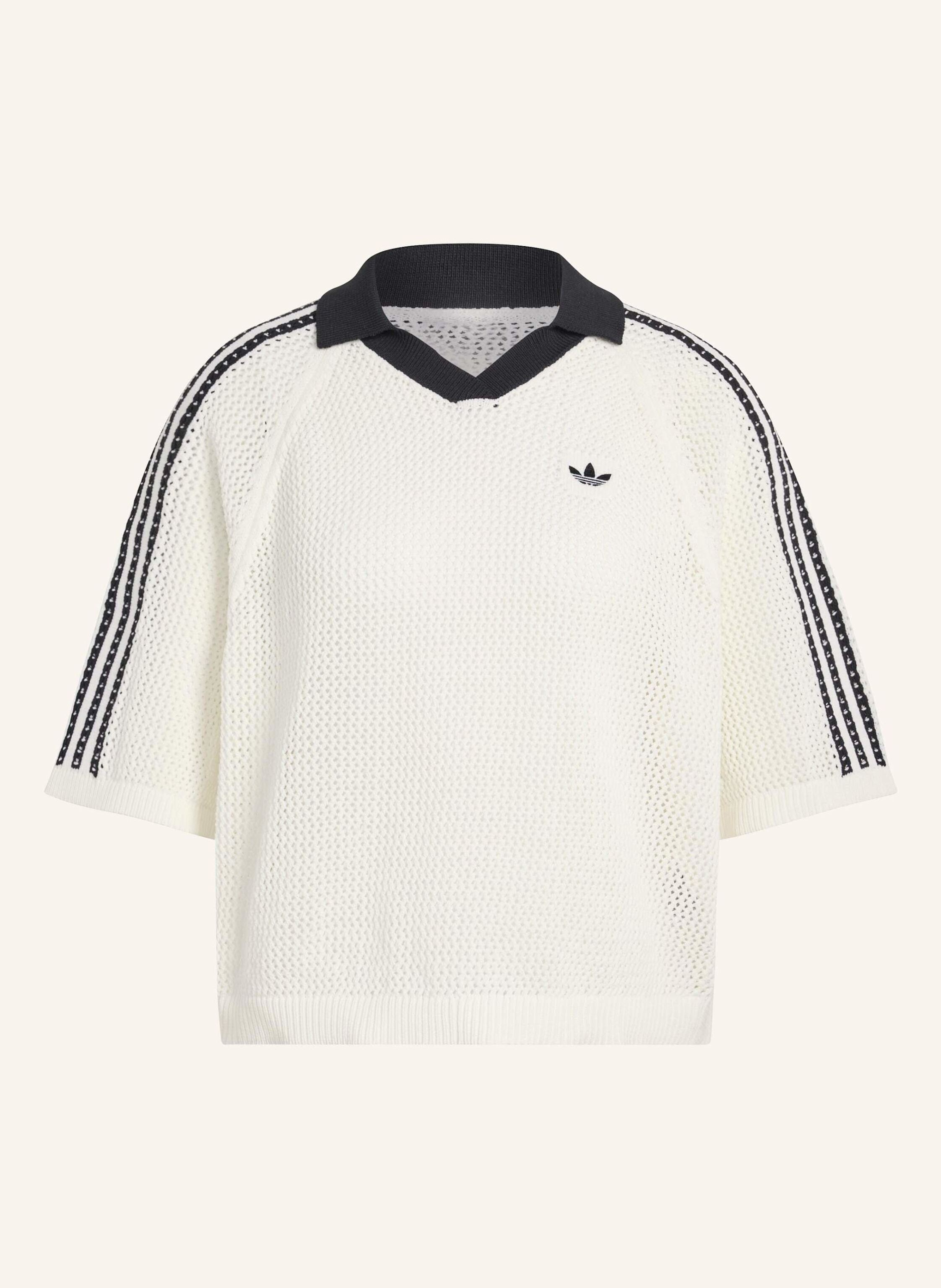 adidas Originals Strick-Poloshirt KNITTED CROCHET POLO