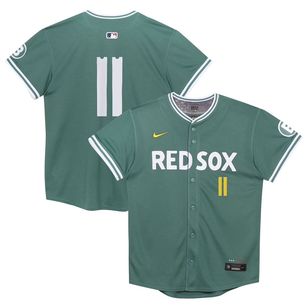 Rafael Devers Boston Red Sox Nike Preschool 2025 City Connect Limited Player Jersey - Green