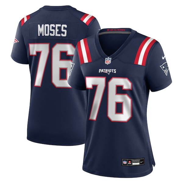 Morgan Moses New England Patriots Nike Women's Team Game Jersey -  Navy