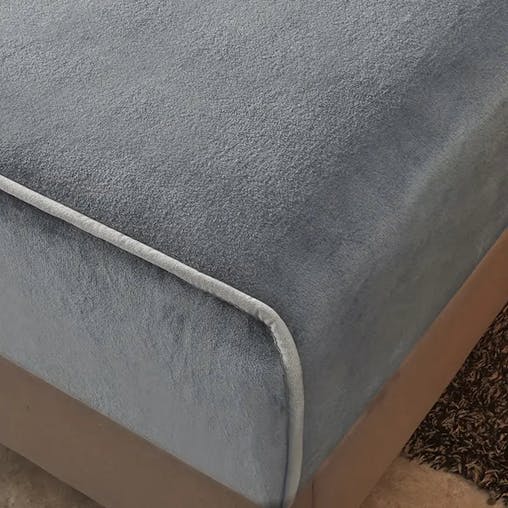 NNETM Wrap Yourself in Cozy Comfort with Our Milk Fleece Fitted Sheet