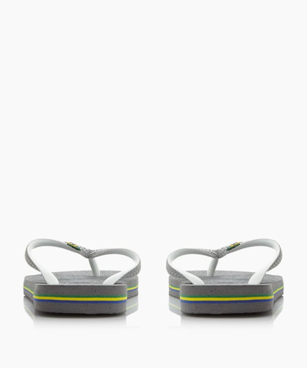 Brazil Flip Flops Grey - Havaianas Brazil Flag Flip Flops