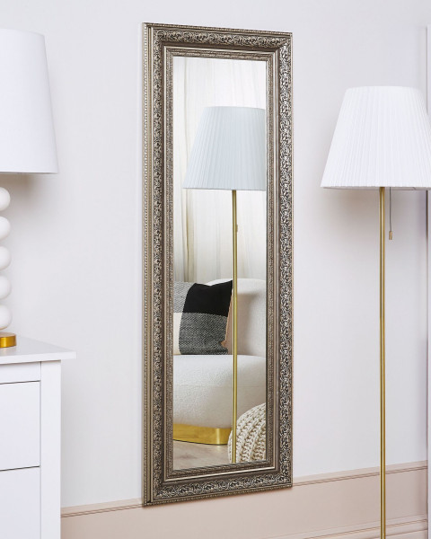 Lustro ścienne wiszące 51x141 złote