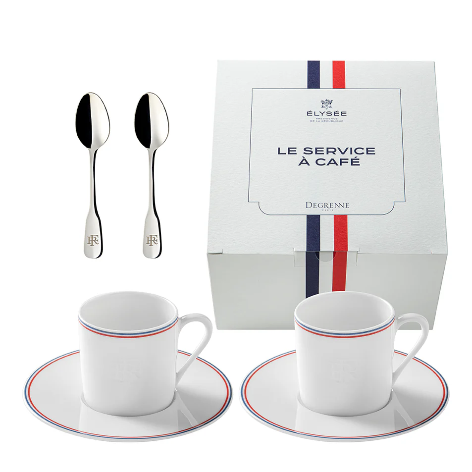 Coffret service à café République française