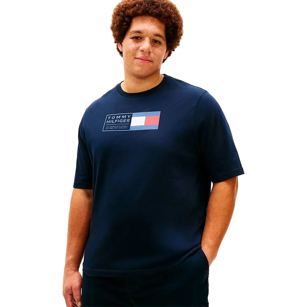 Tommy Hilfiger Brand Love Text Plus Size short sleeve T-shirt