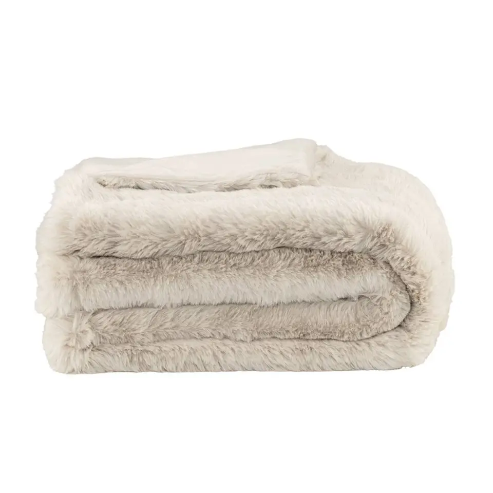 Plaid Donnie - zand - 130x160 cm