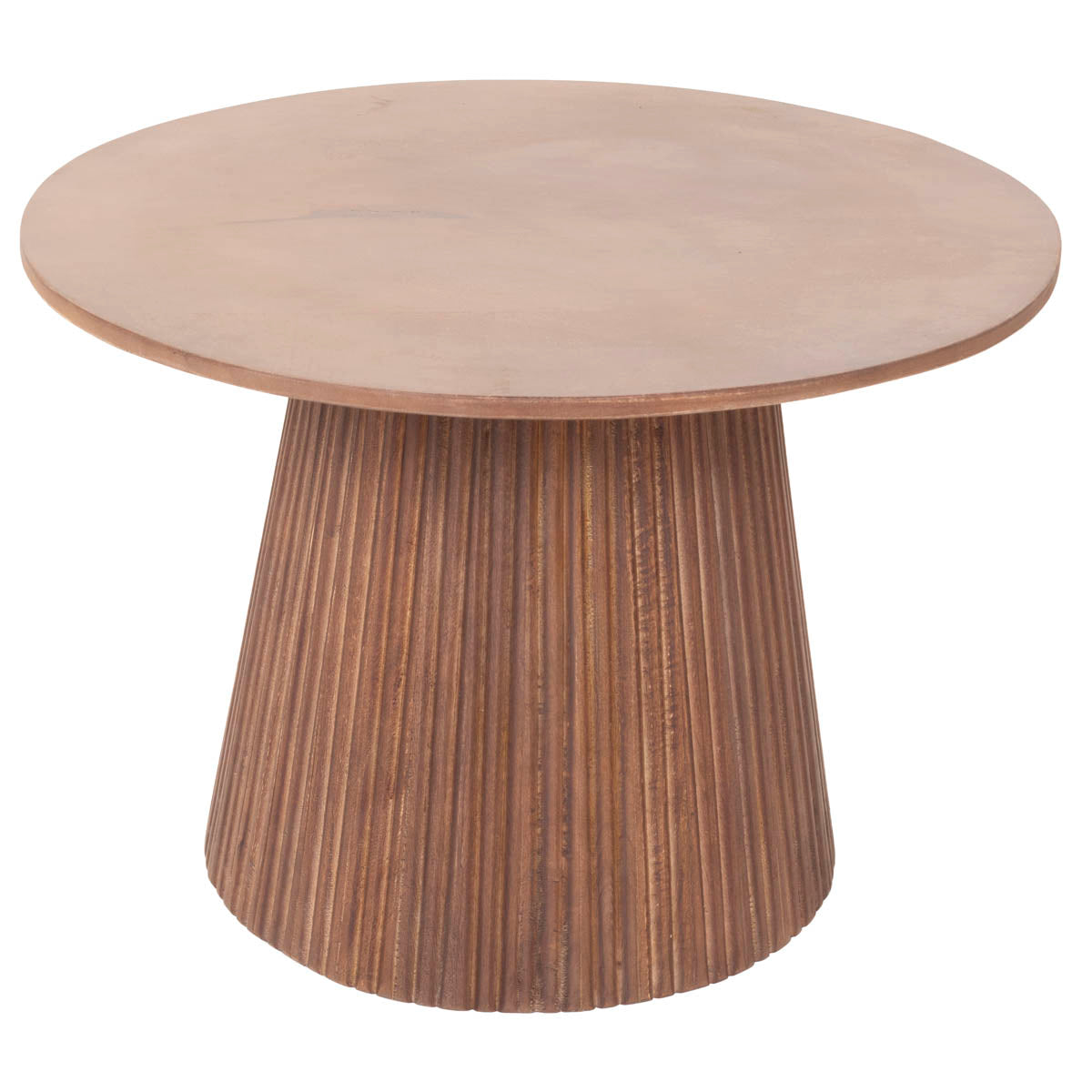 Giga Meubel Salontafel Salvador - Donkerbruin Hout - 60x60x41cm