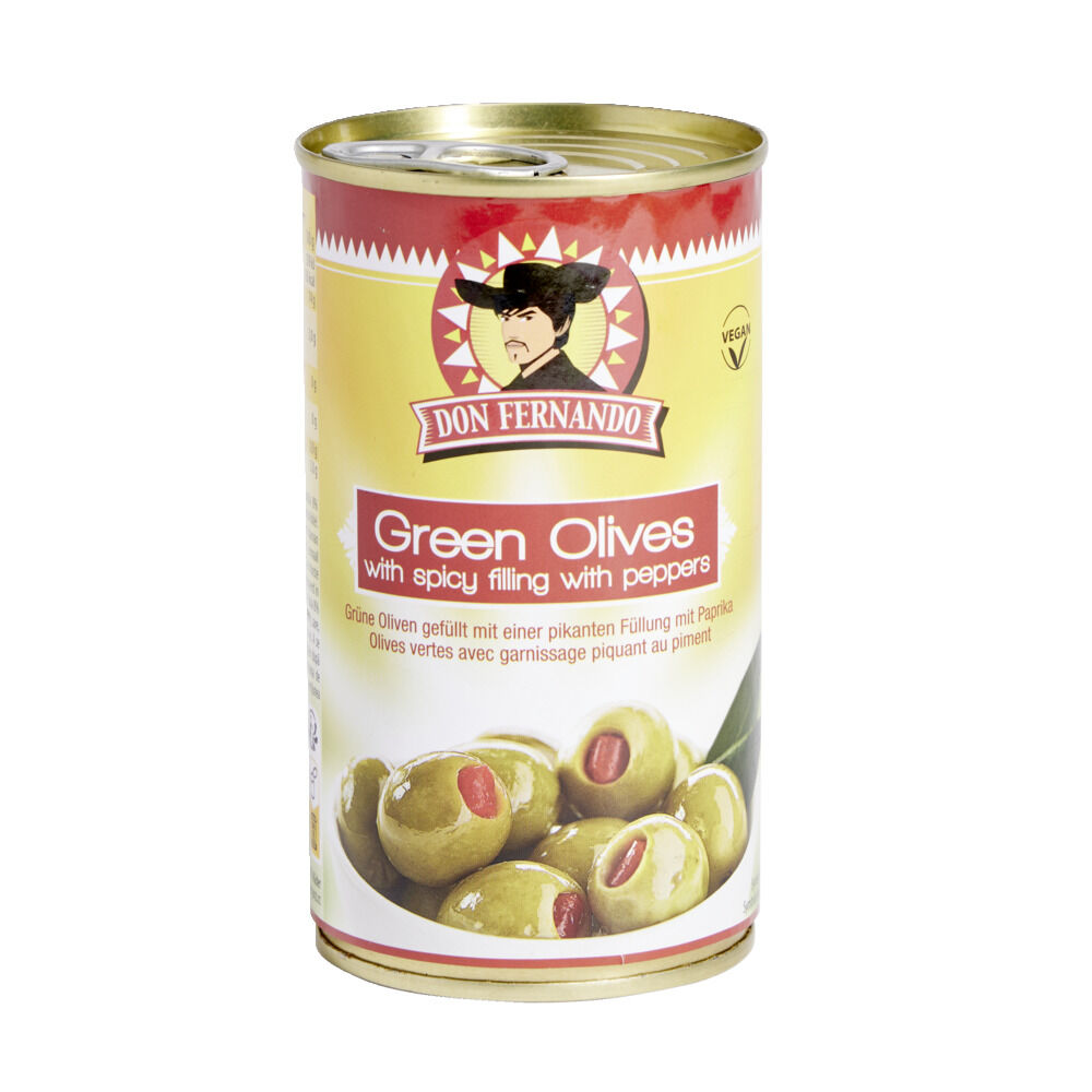 Olives vertes au piment 350gr