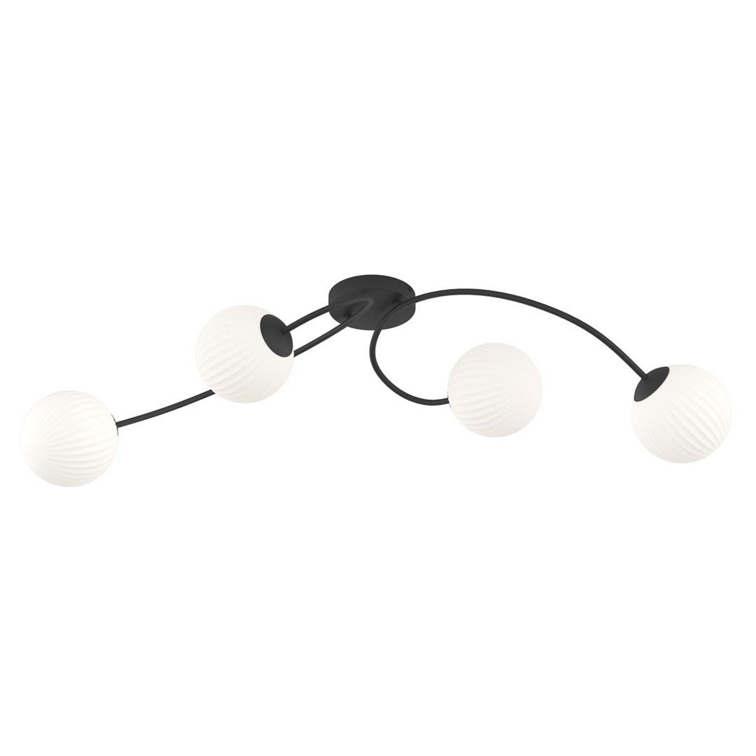 Lampa Sufitowa Vibra 4 Bl Opal