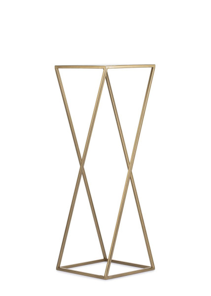 Nowoczesny kwietnik stojący 70 cm ZŁOTY GLAM