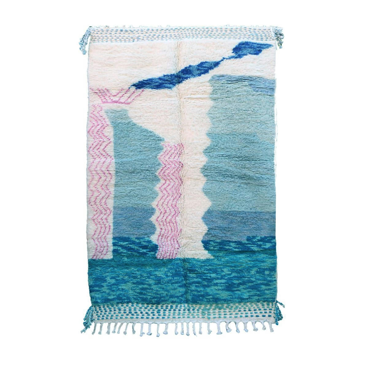 BERBERE - Tapis Berbere marocain pure laine 158x239