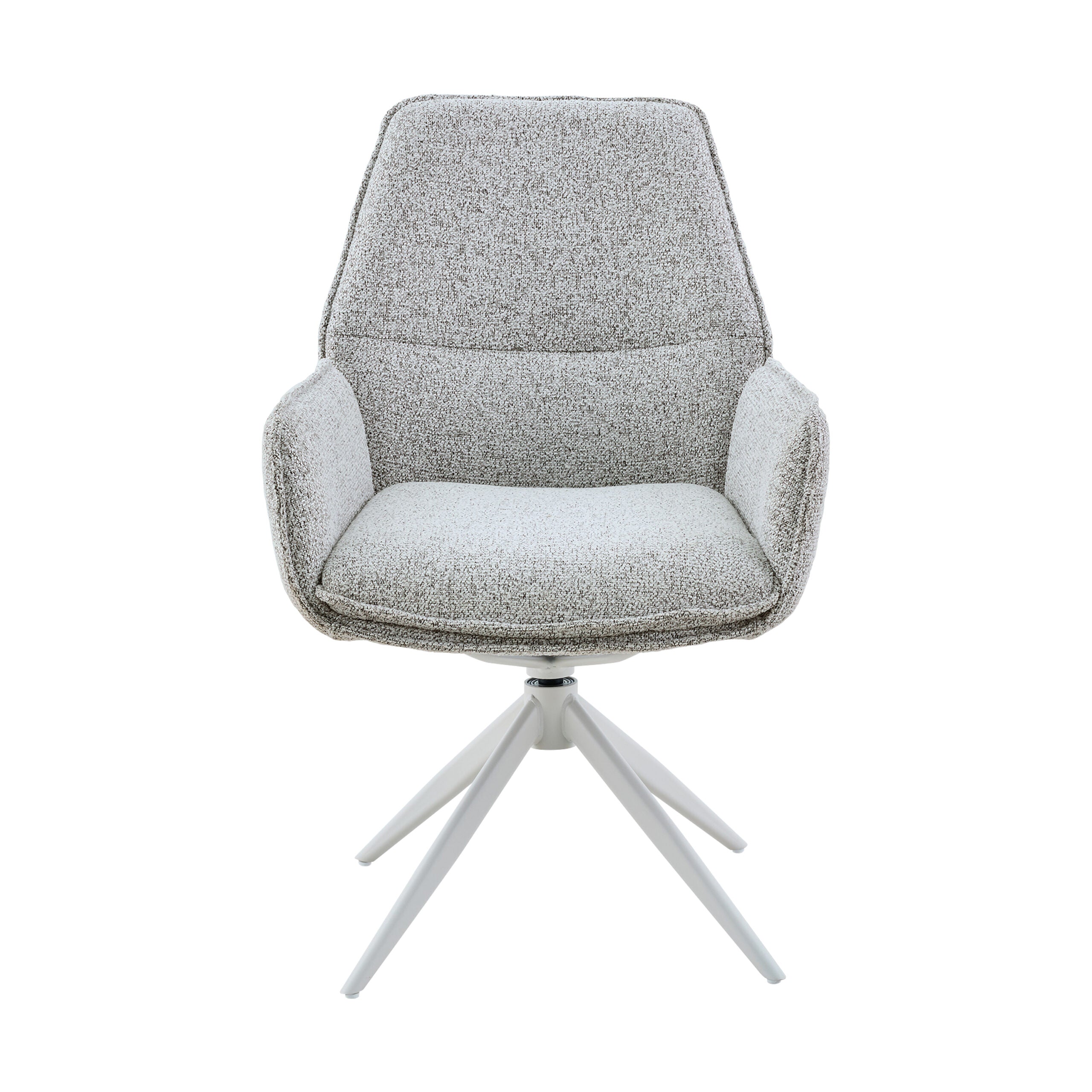 Starfurn eetkamerstoel Hera - grijs - 63x63x83cm - Set van 2