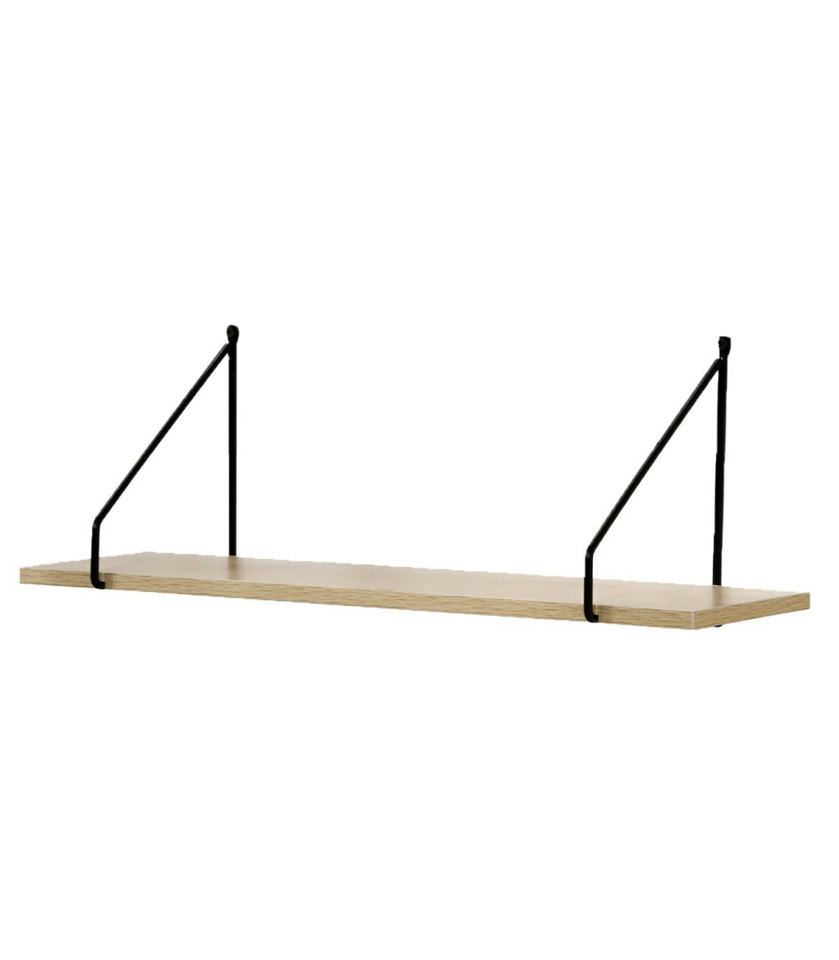 - Étagère Murale 60 cm style industriel - Marron