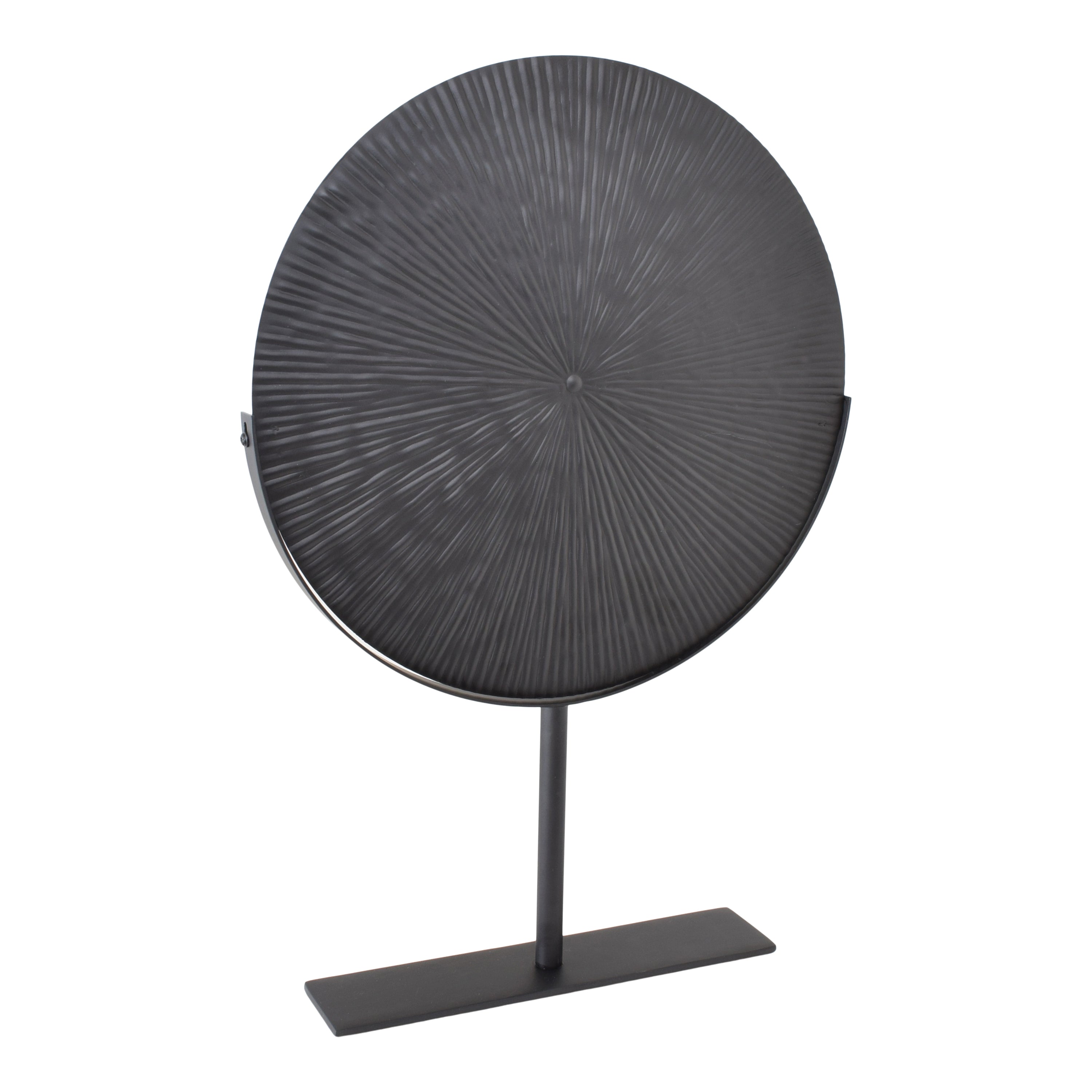 LOFT42 Burst Ornament op voet - Zwart Metaal Ø36cm