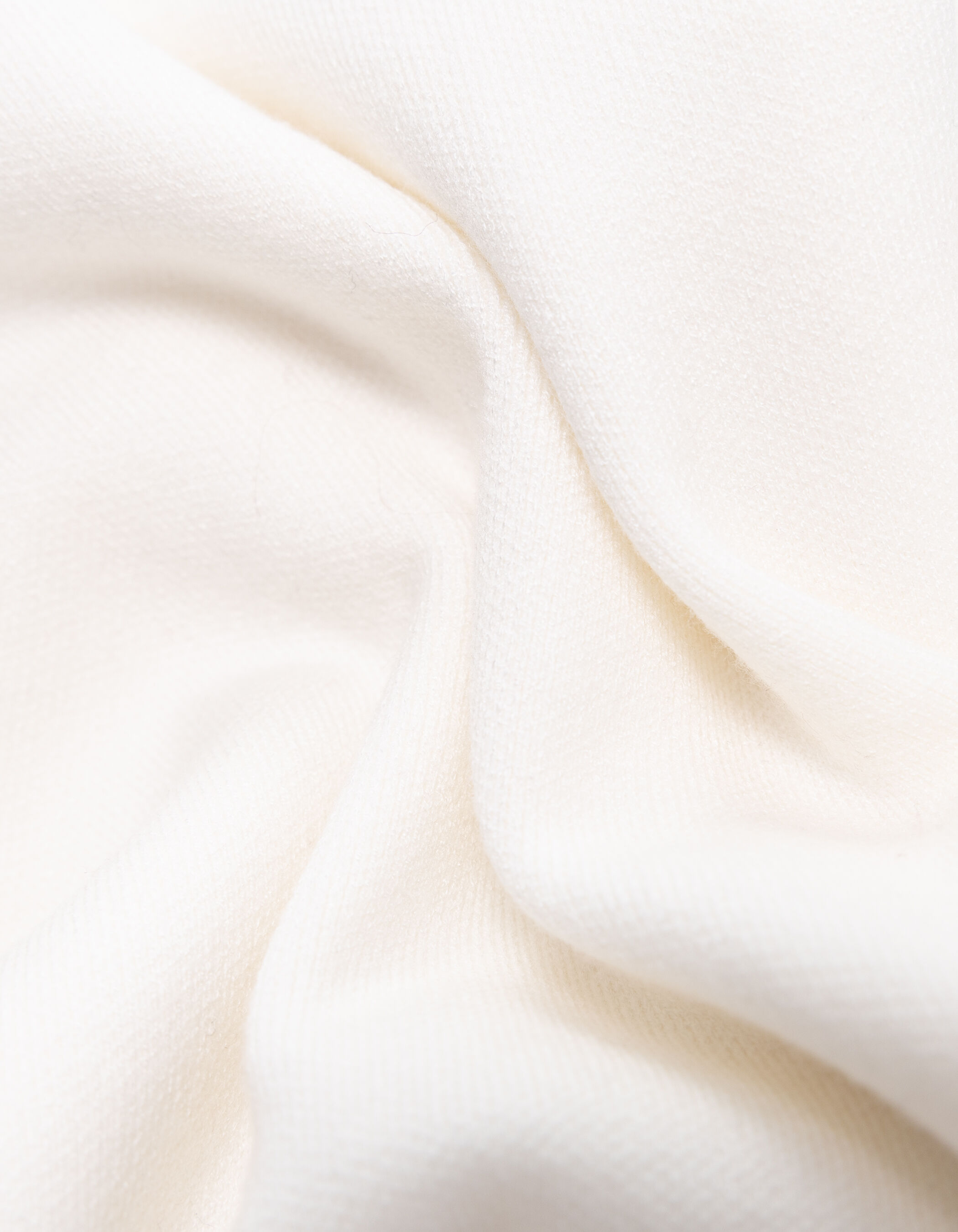 Cardigan court blanc tricot poches plaquées Femme