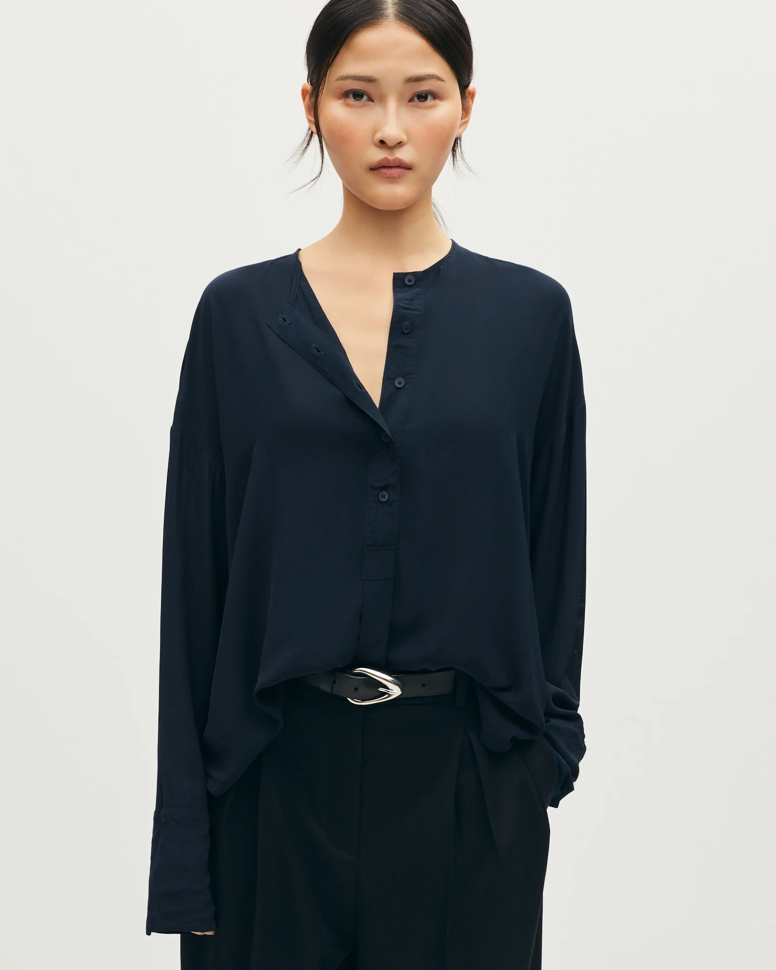 Blouse oversize fluide