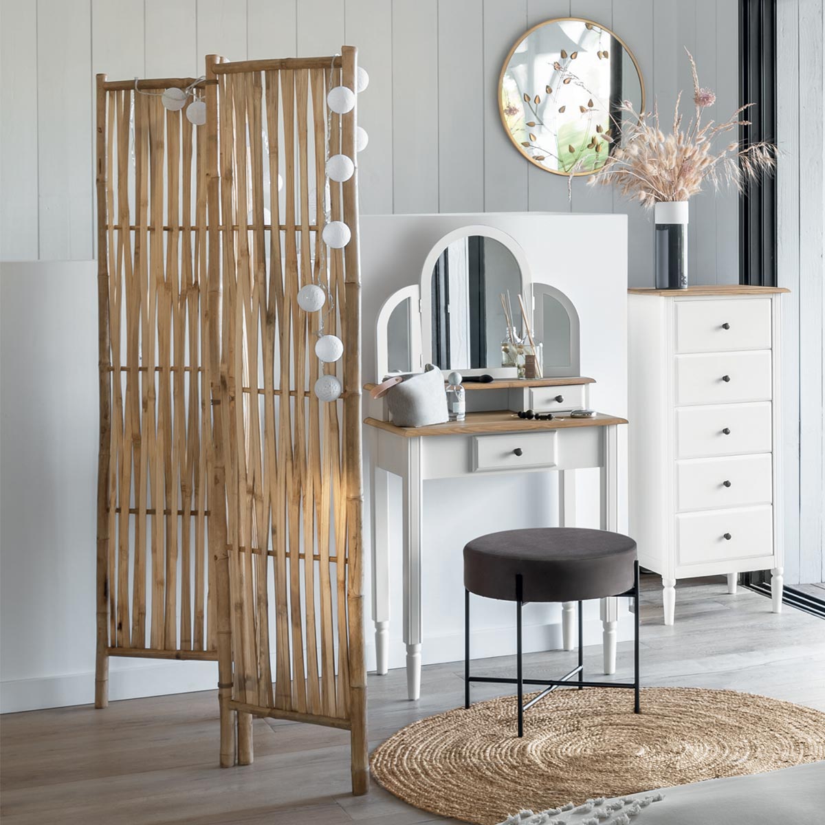 Screen "Dream" Bamboo, H.170 cm
